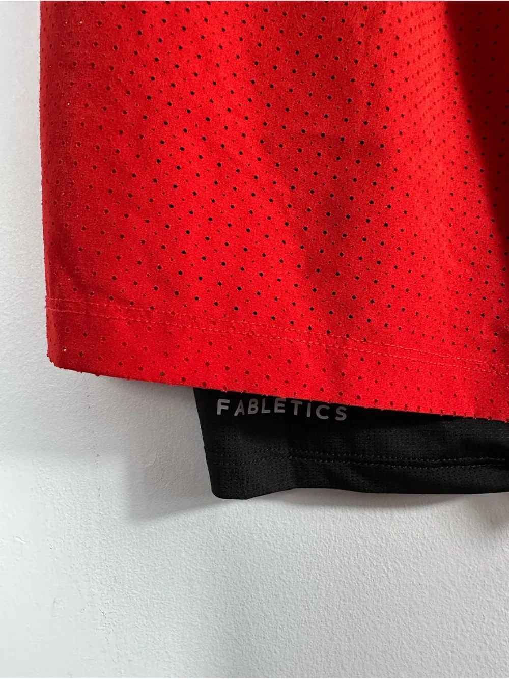 Fabletics The Kadence Short Lined 5” Running Shorts Red Athletic Men’s XXL